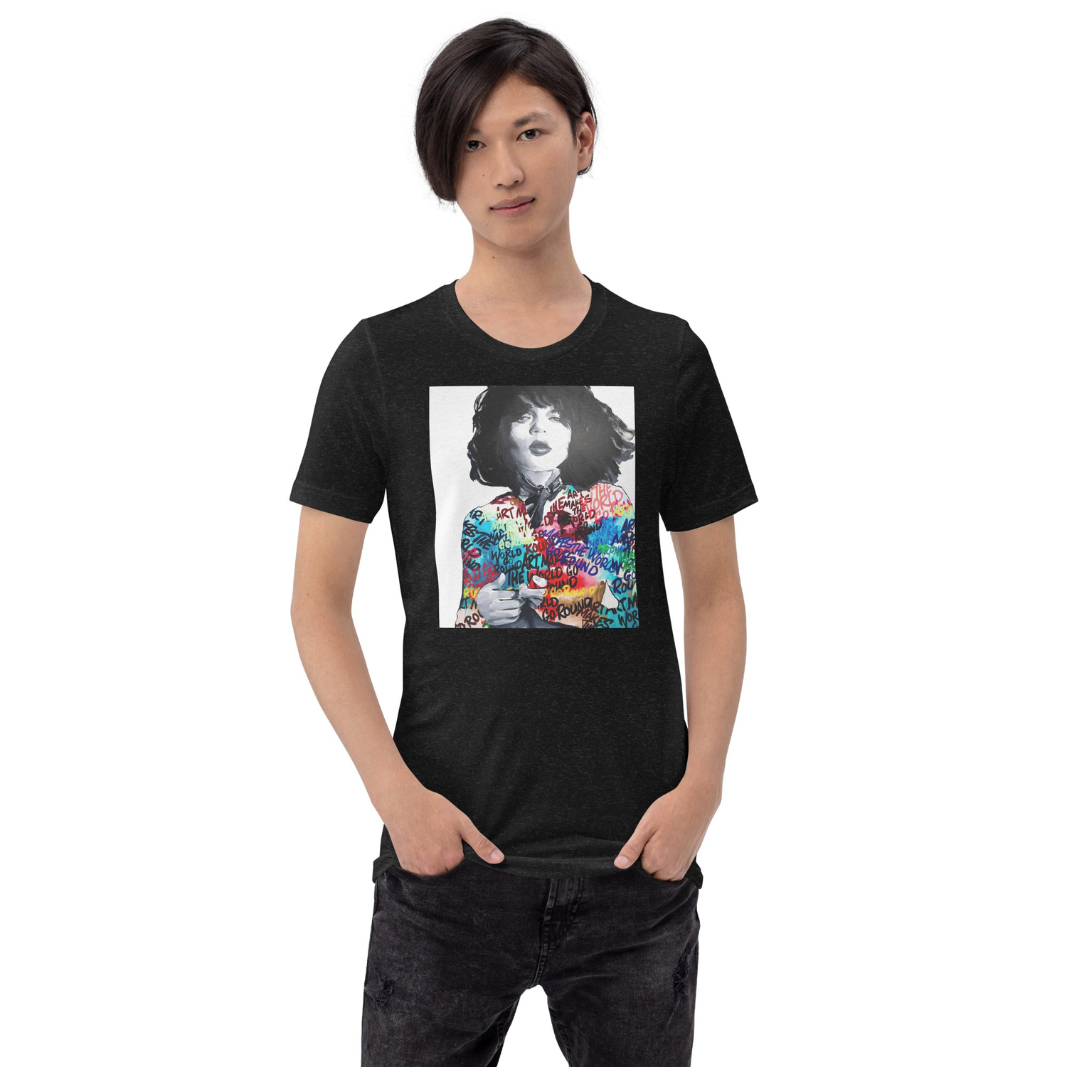 All-occasion t-shirt from 100 Percent Tee with a design that suits diverse settings and moods.