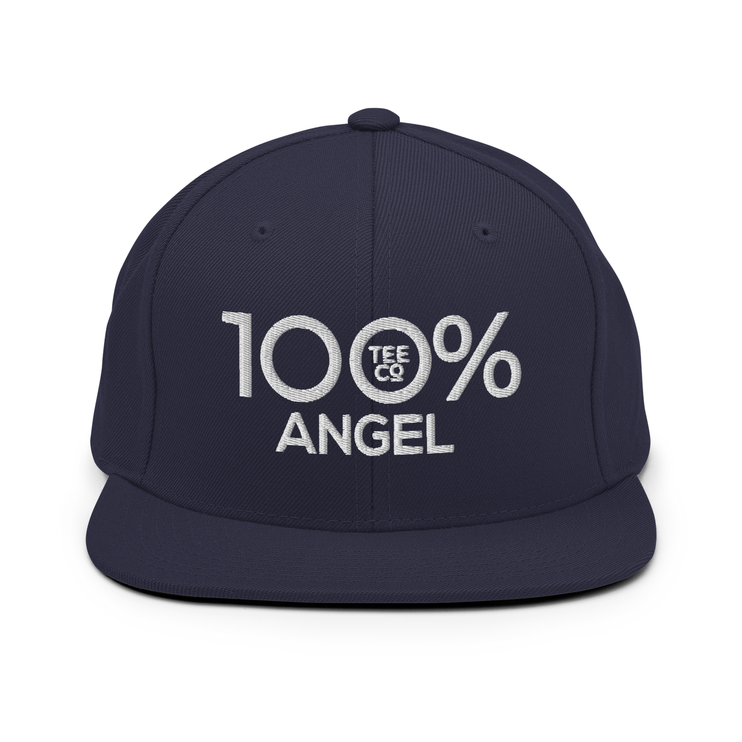 100% ANGEL Snapback Baseball Hat