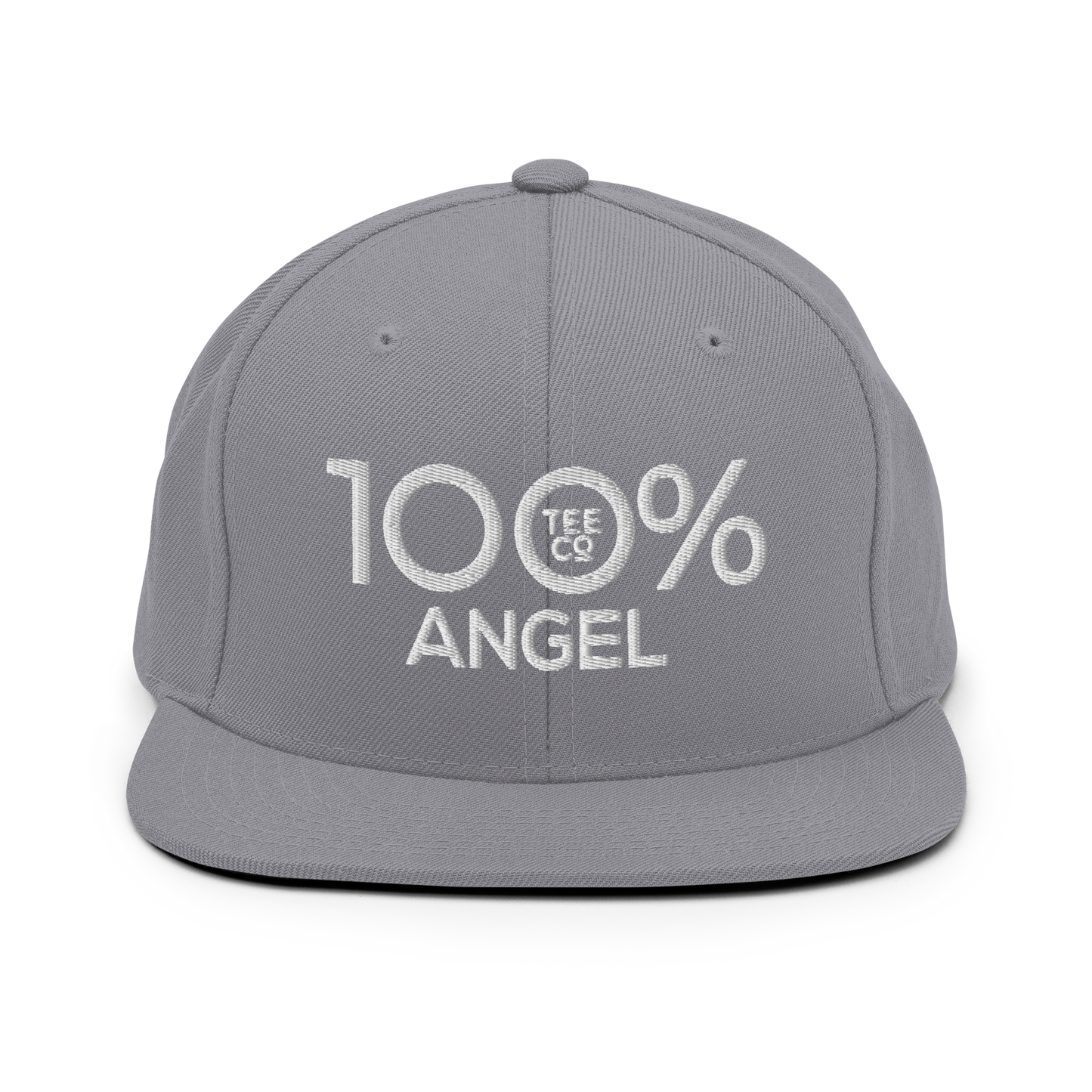 100% ANGEL Snapback Baseball Hat