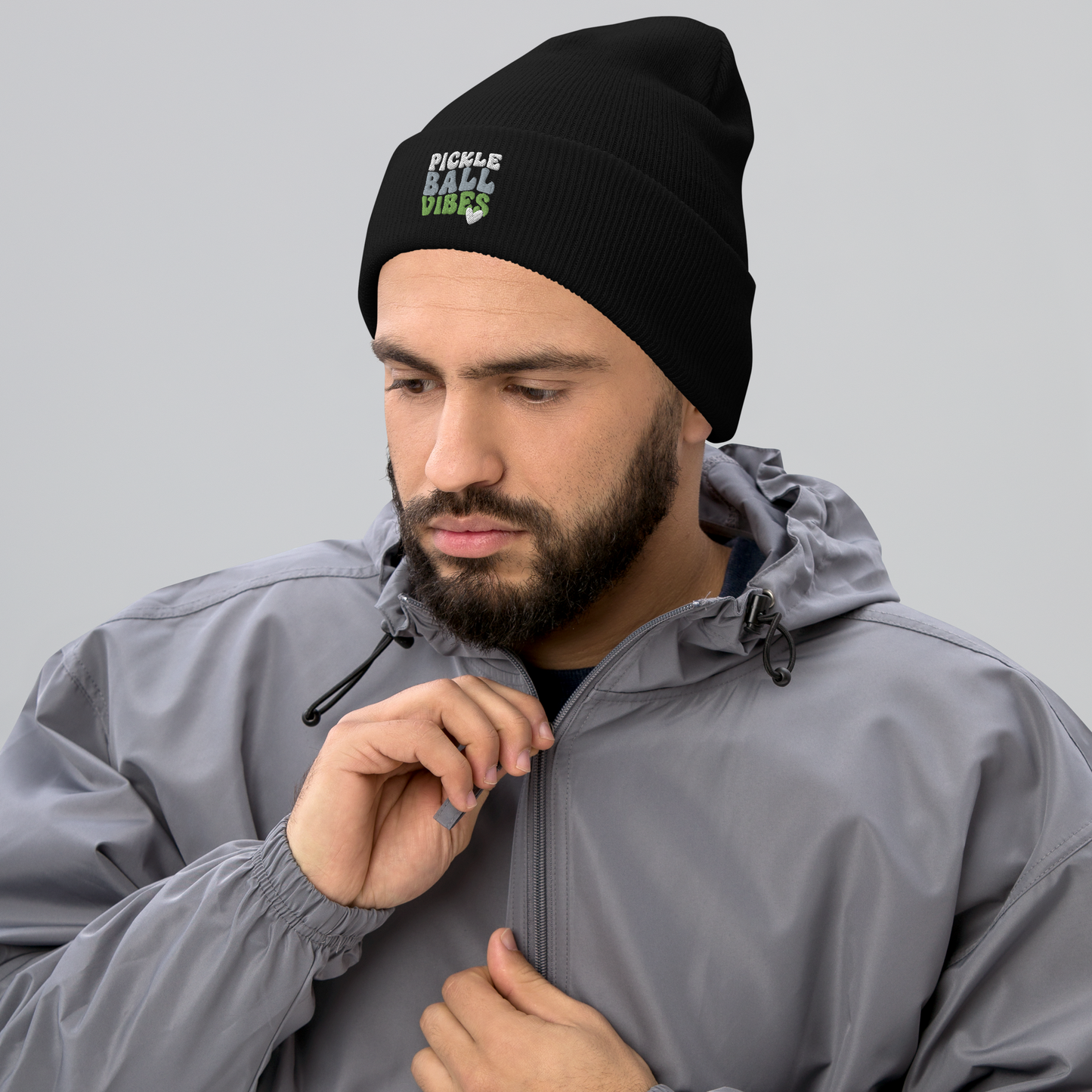 Pickleball Vibes Cuffed Beanie