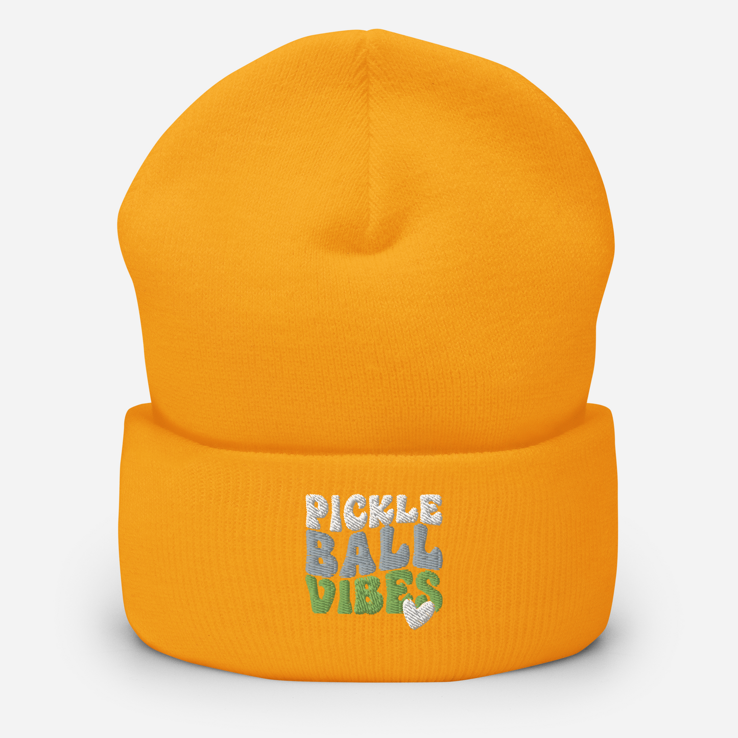 Pickleball Vibes Cuffed Beanie