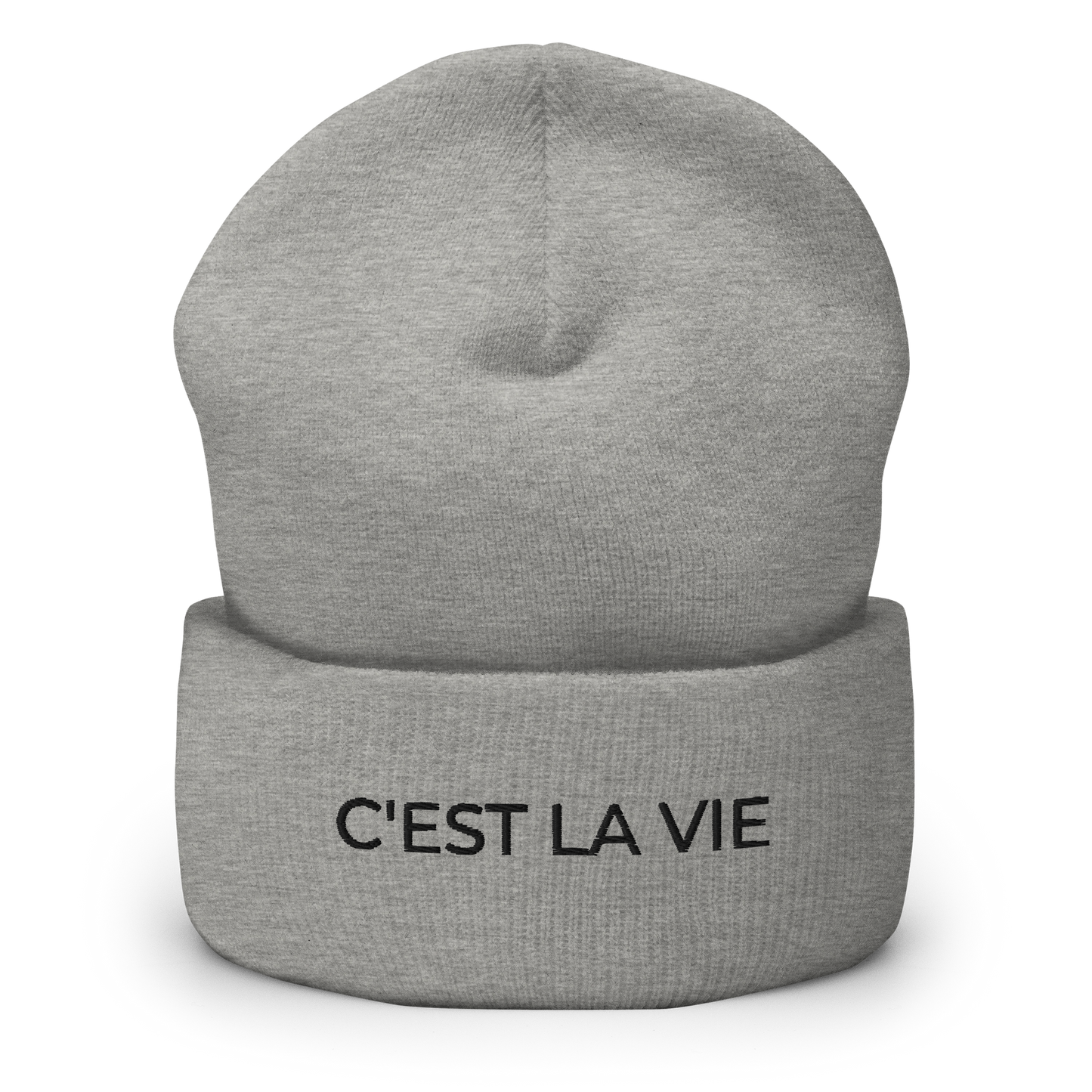 C'EST LA VIE Cuffed Beanie