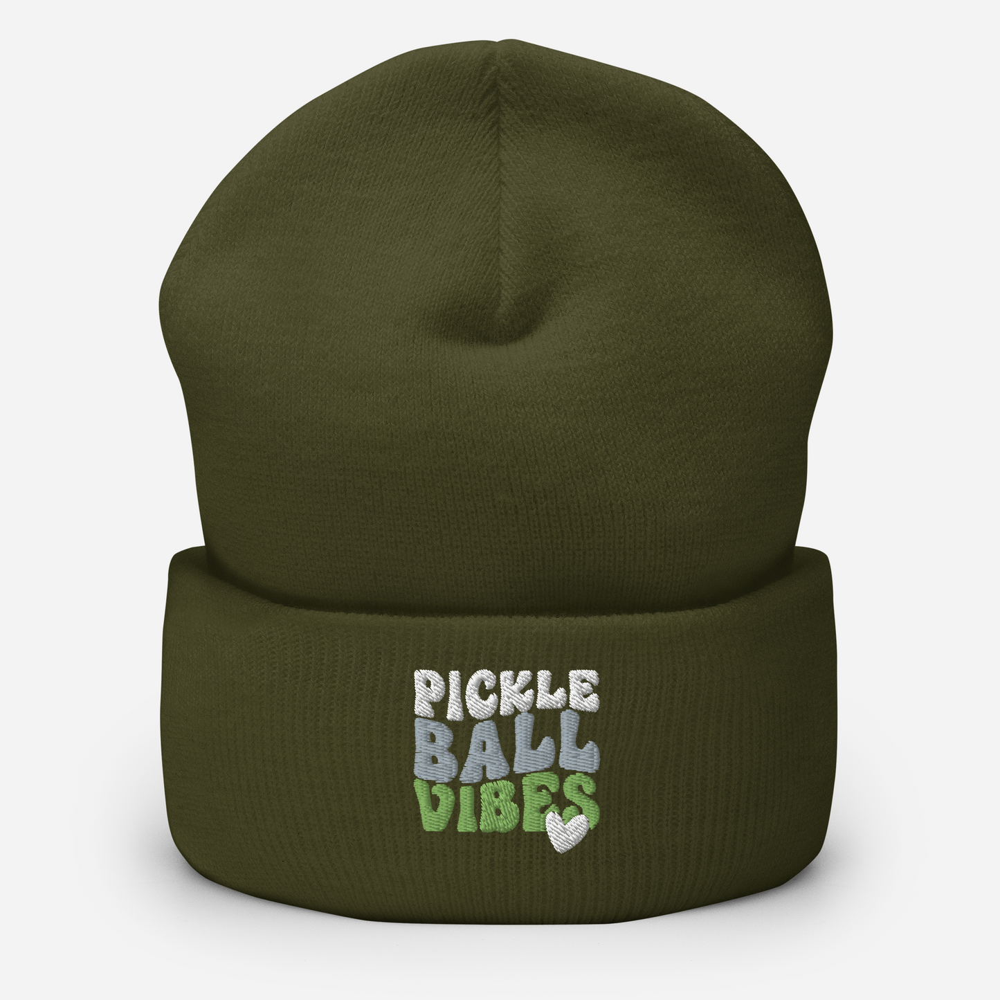 Pickleball Vibes Cuffed Beanie