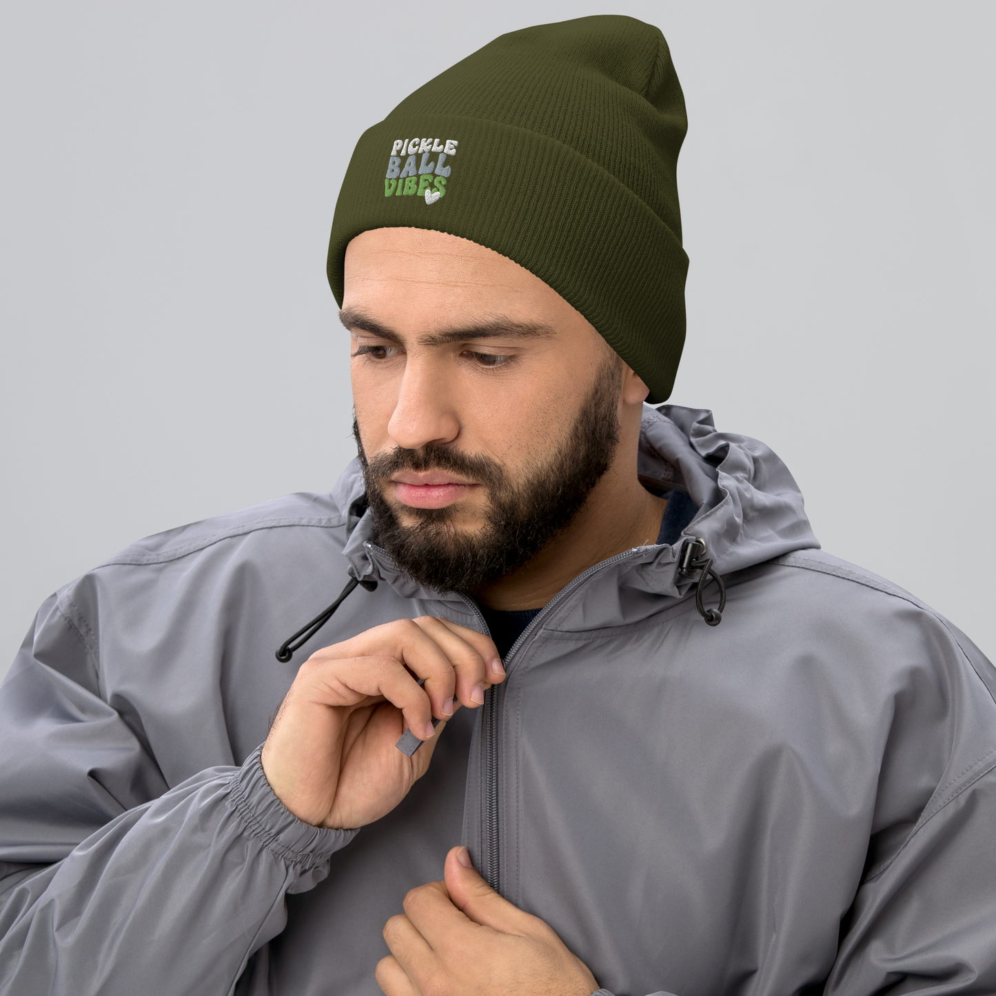 Pickleball Vibes Cuffed Beanie