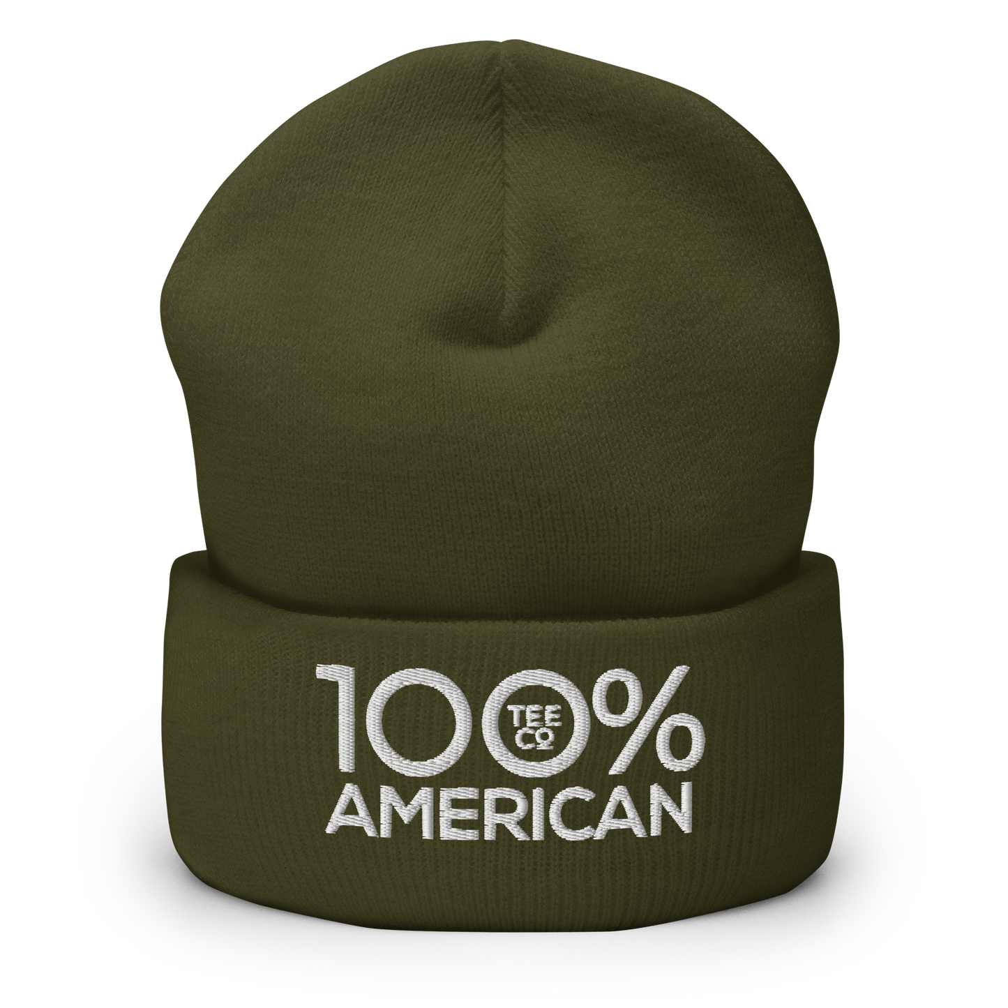 100% AMERICAN Cuffed Beanie