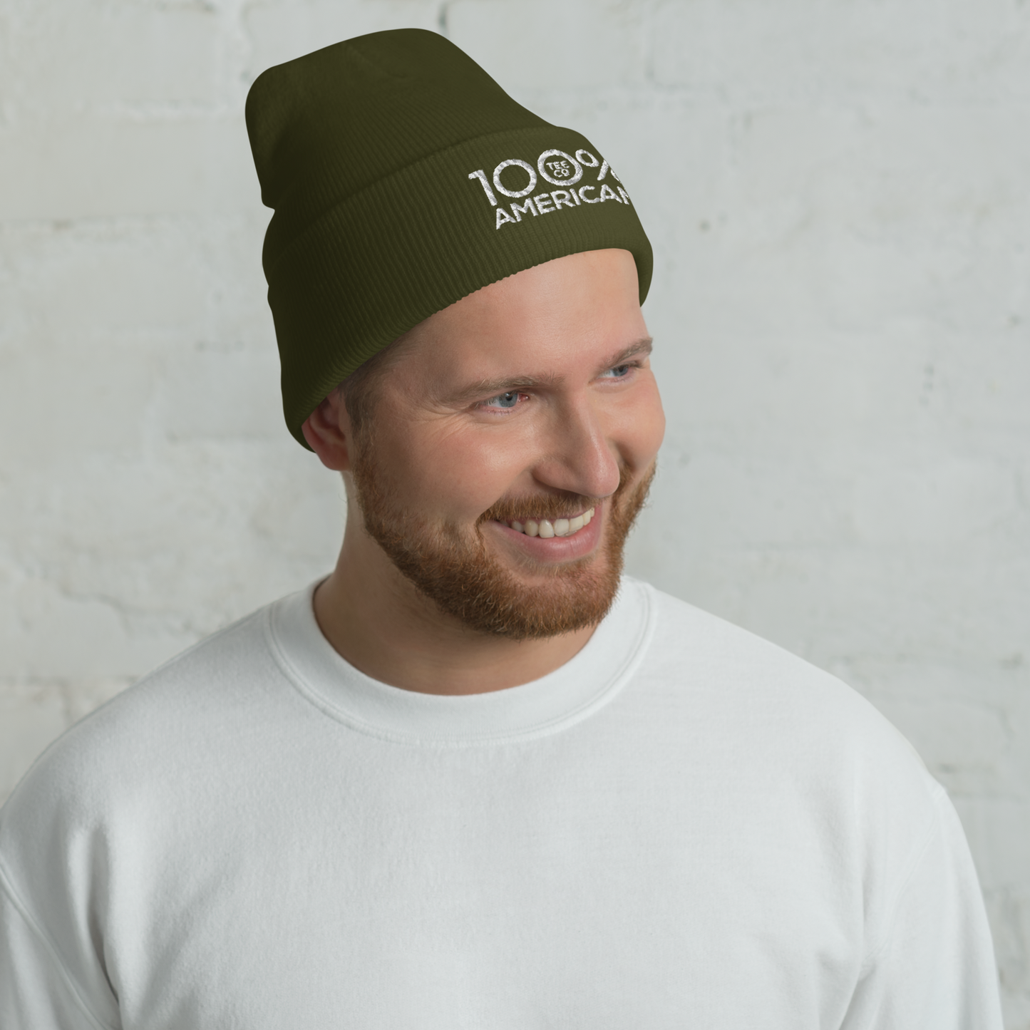 100% AMERICAN Cuffed Beanie