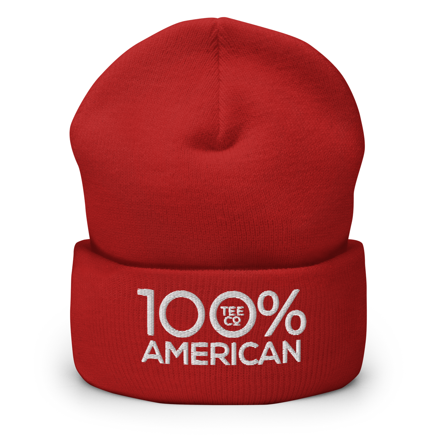 100% AMERICAN Cuffed Beanie