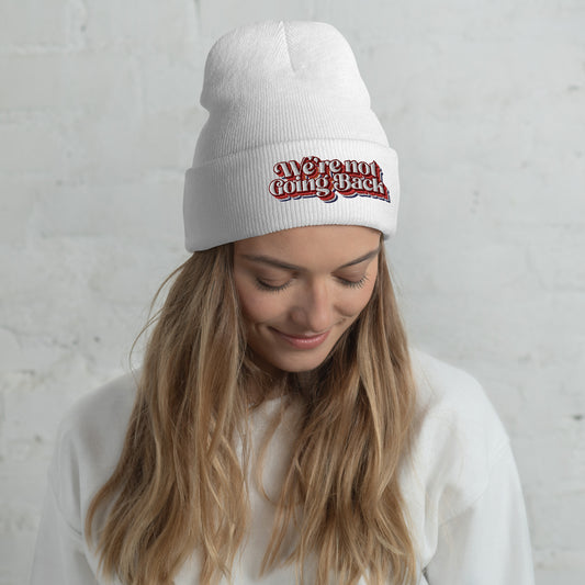 We're Not Going Back Retro Logo Cuffed Beanie