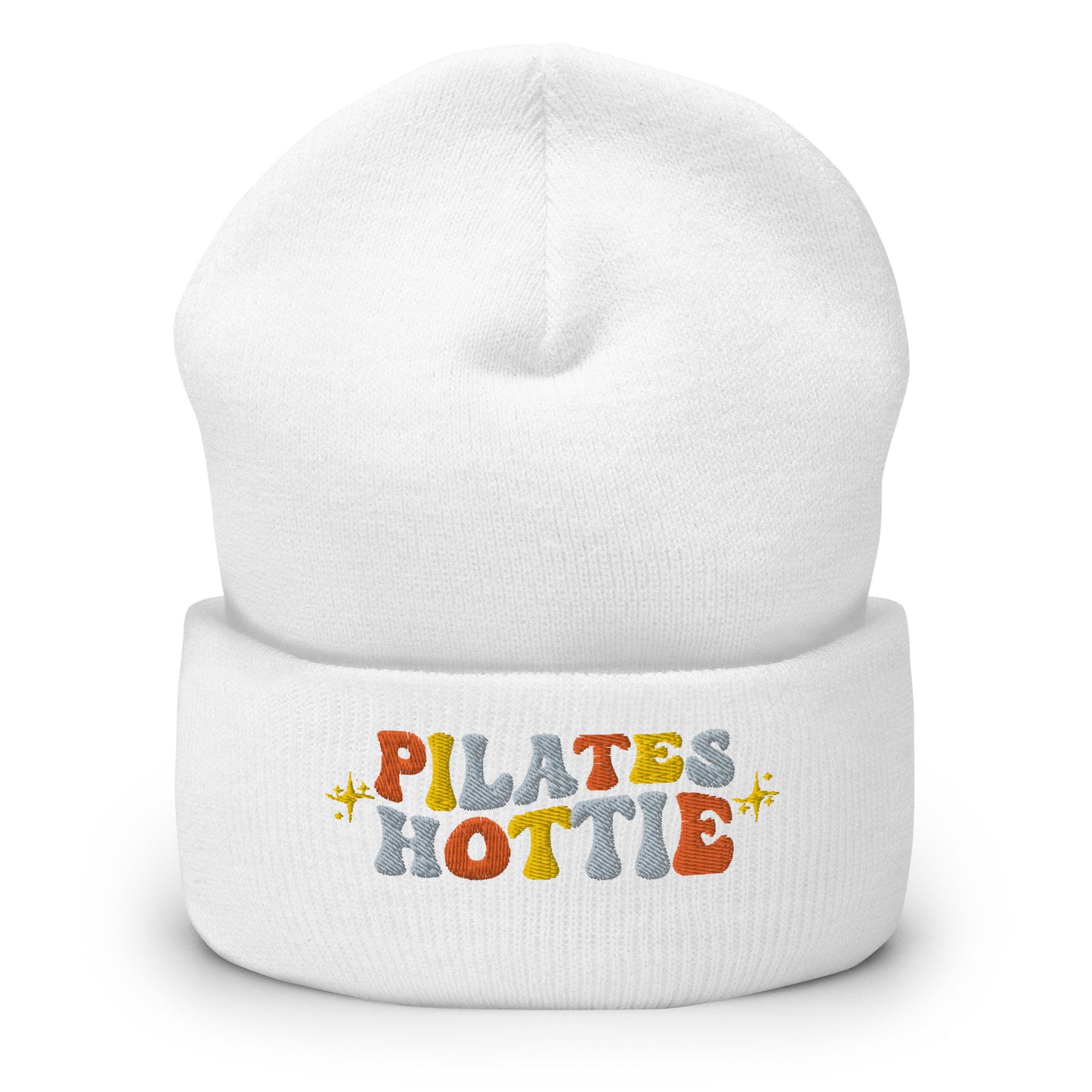 Pilates Hottie (Color) Cuffed Beanie