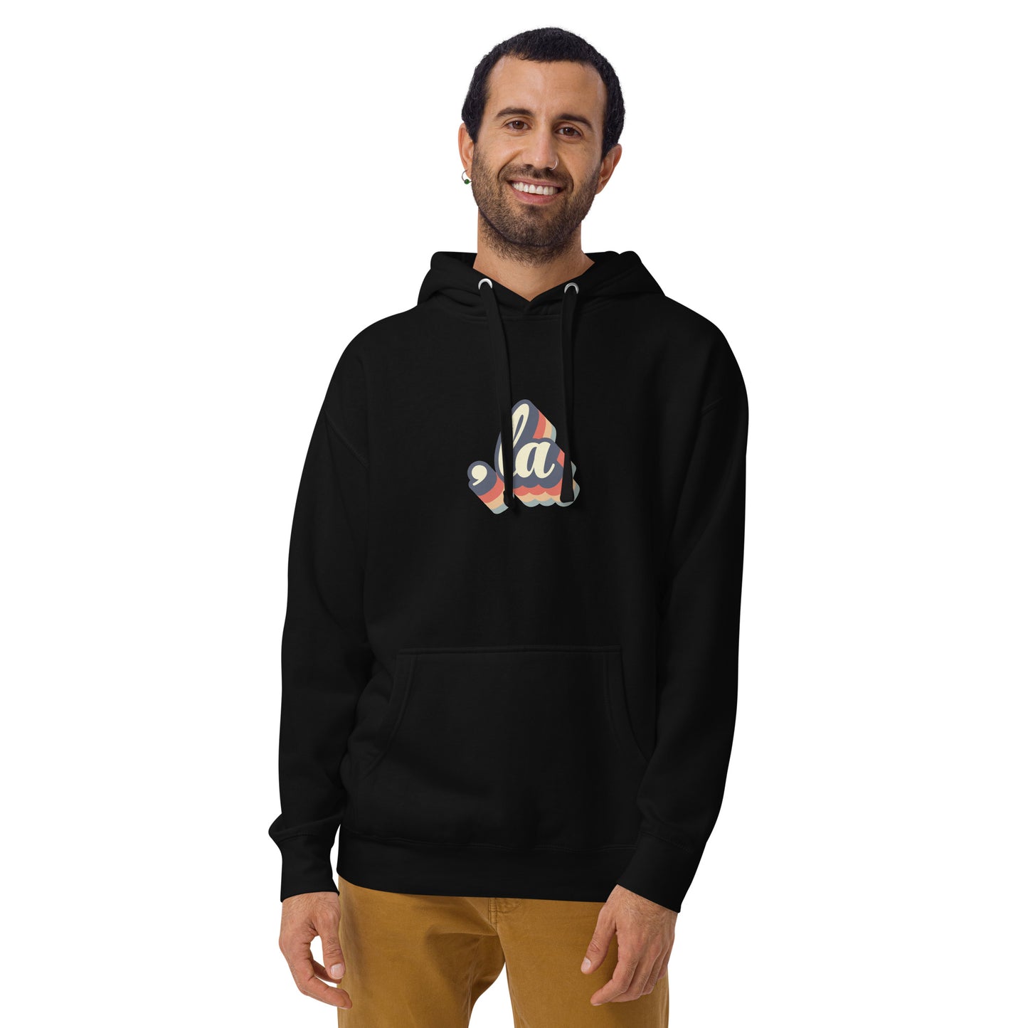 , la (Kamala) Retro Logo Unisex Hoodie