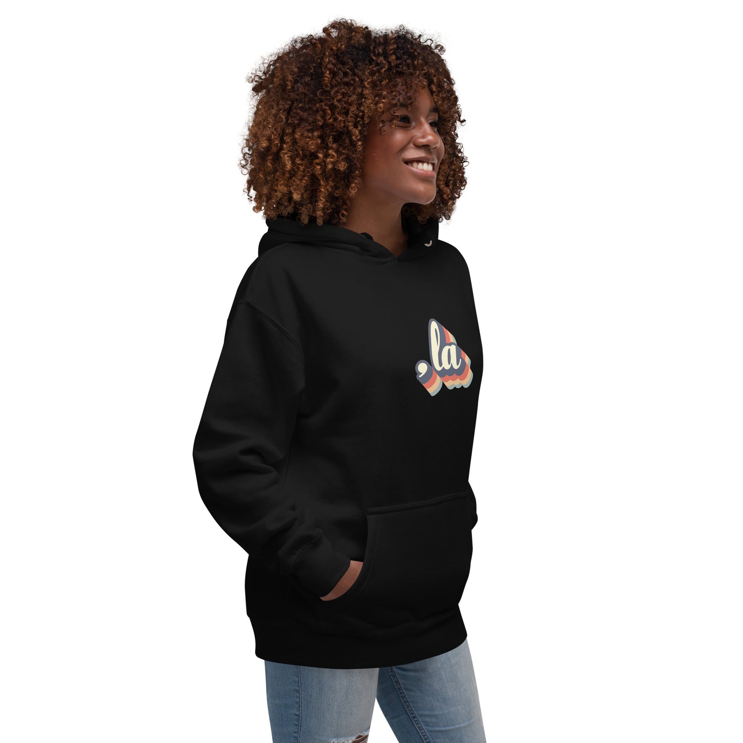 , la (Kamala) Retro Logo Unisex Hoodie