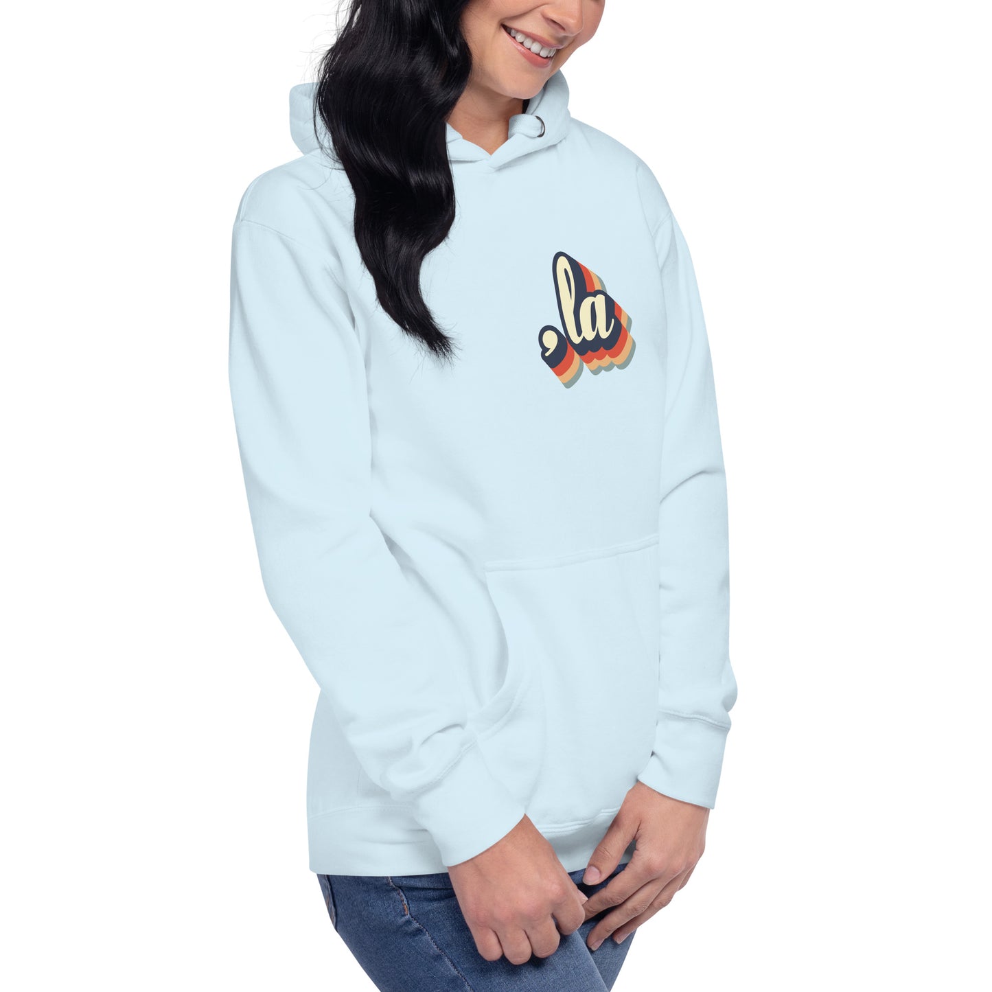 , la (Kamala) Retro Logo Unisex Hoodie