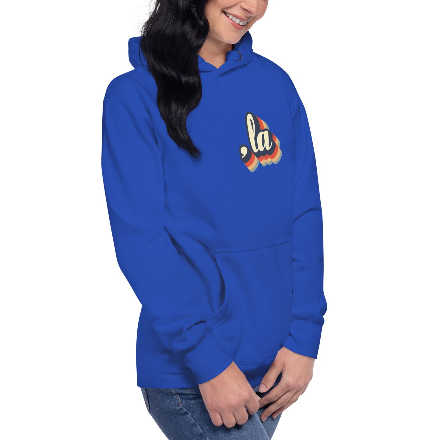 , la (Kamala) Retro Logo Unisex Hoodie