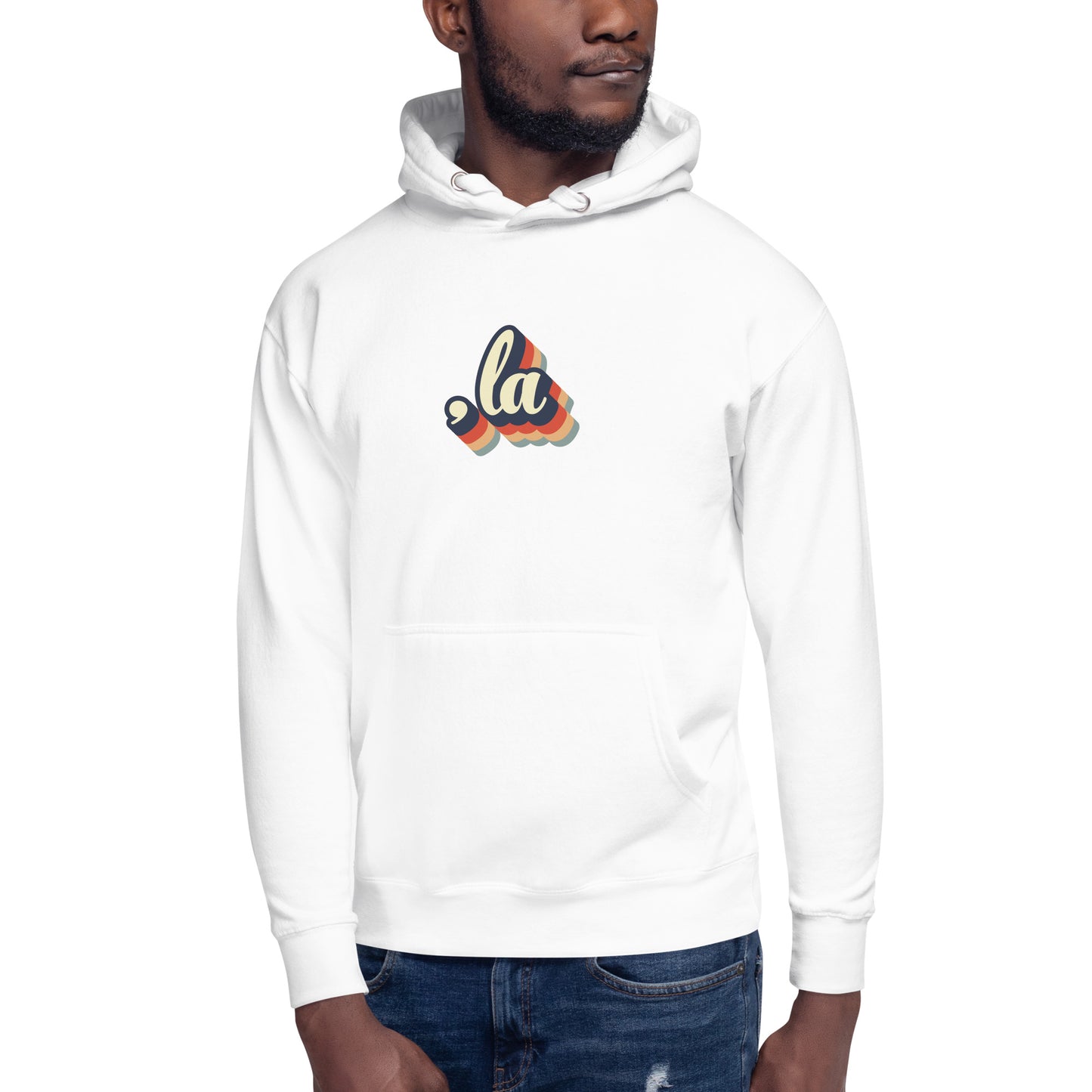 , la (Kamala) Retro Logo Unisex Hoodie