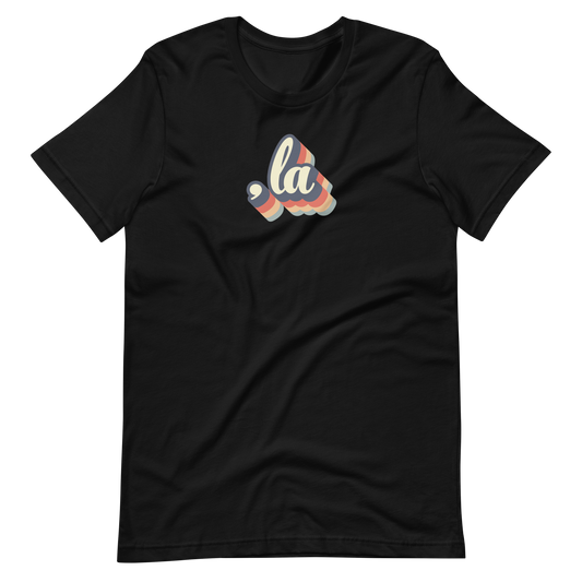 , la (Kamala) Retro Logo Unisex Tee Shirt