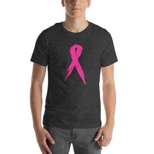 Breast Cancer Awareness Ribbon Unisex Tee Shirt