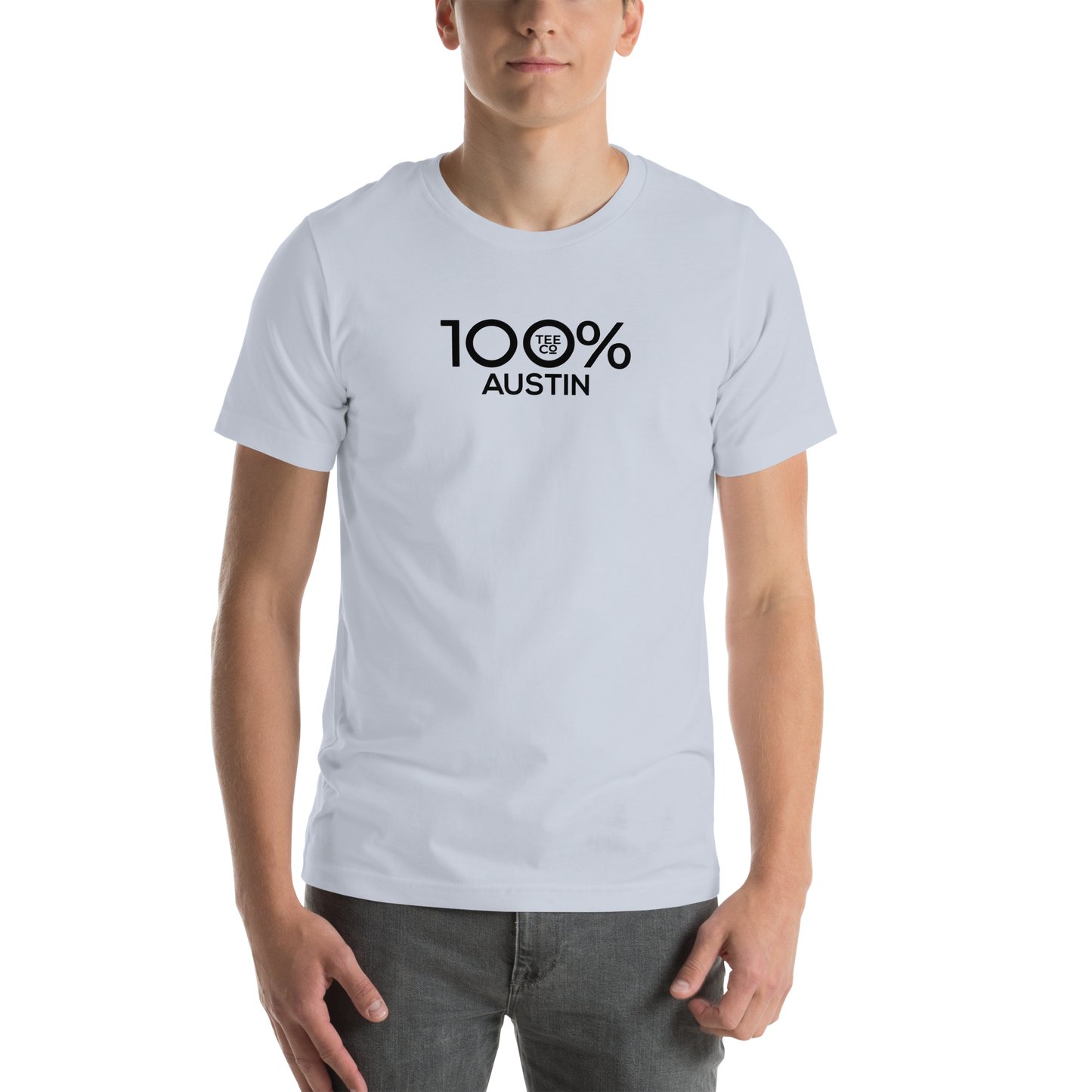 100% AUSTIN Short-Sleeve Unisex Tee