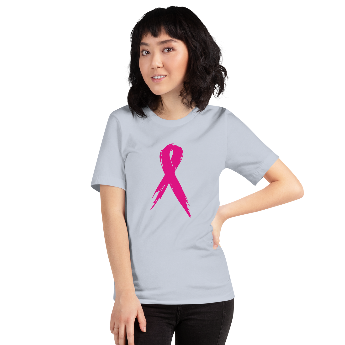 Breast Cancer Awareness Ribbon Unisex Tee Shirt