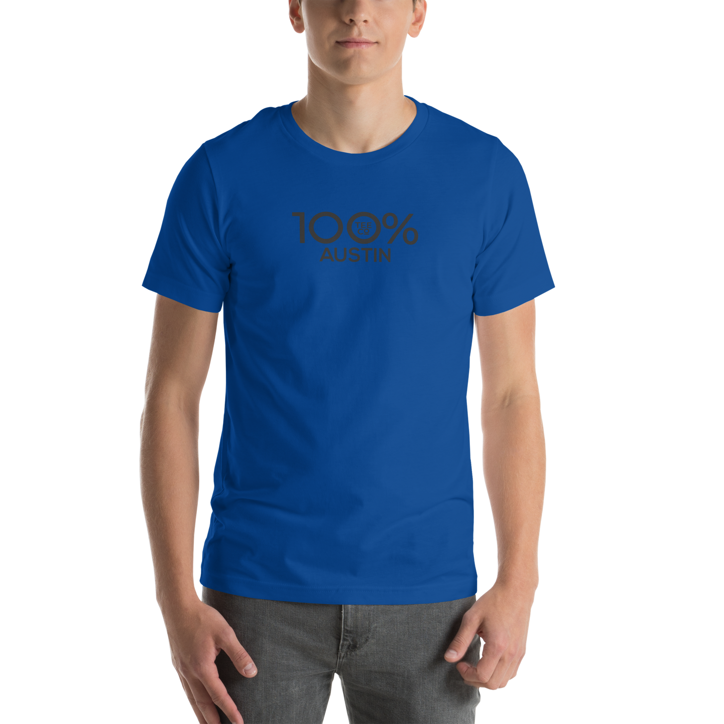 100% AUSTIN Short-Sleeve Unisex Tee