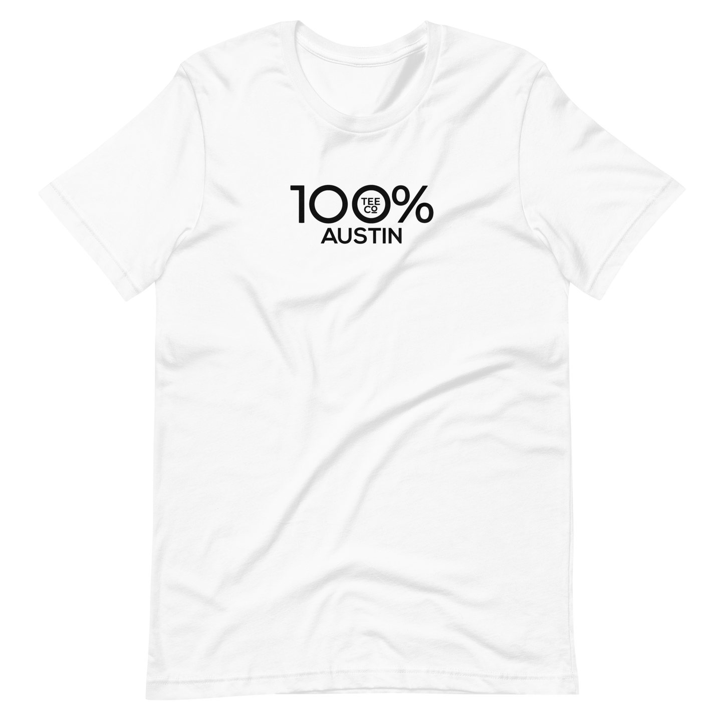 100% AUSTIN Short-Sleeve Unisex Tee