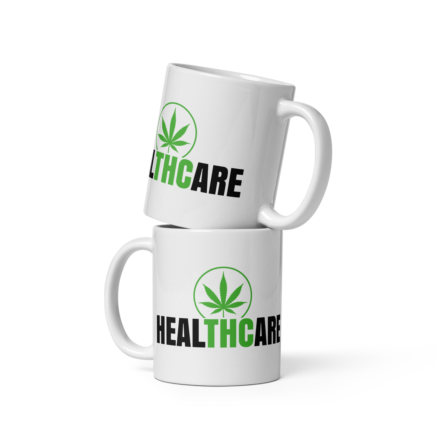 THC Health Care White Glossy Mug