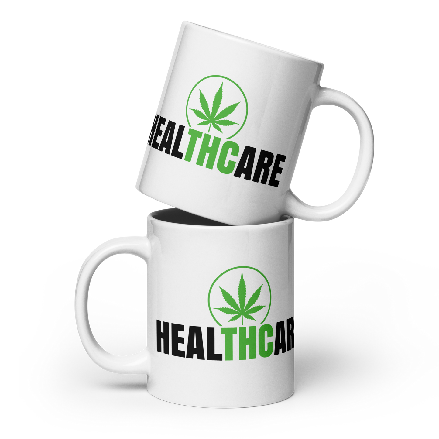 THC Health Care White Glossy Mug