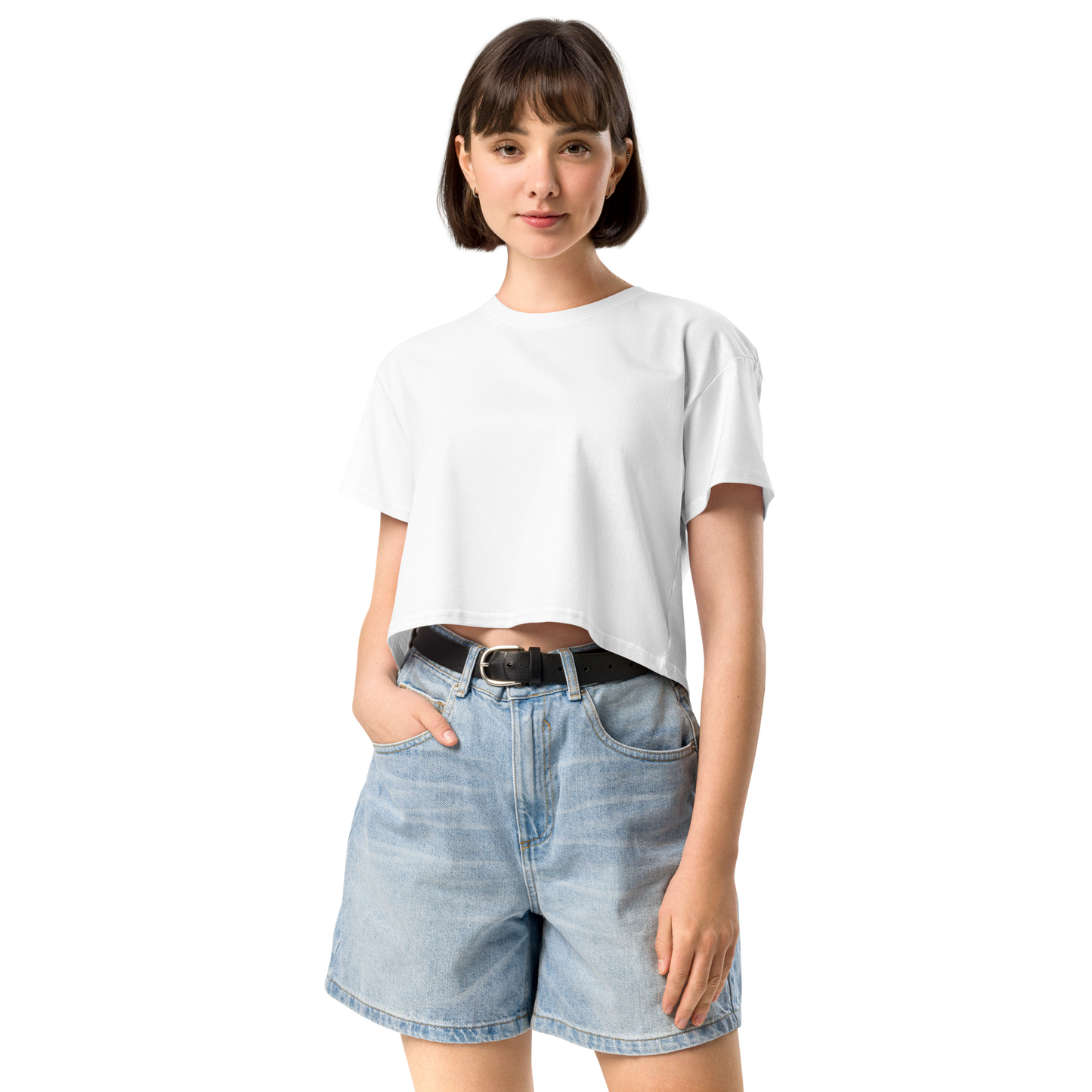 100% demure Women’s Crop Top