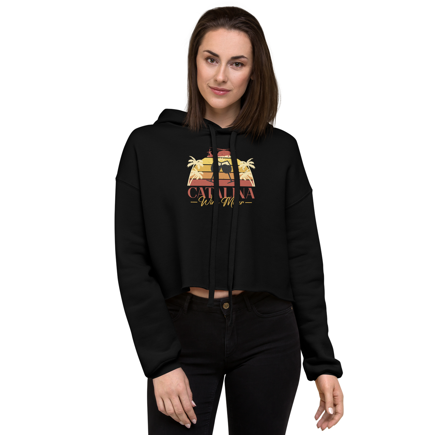 Catalina Wine Mixer Crop Hoodie