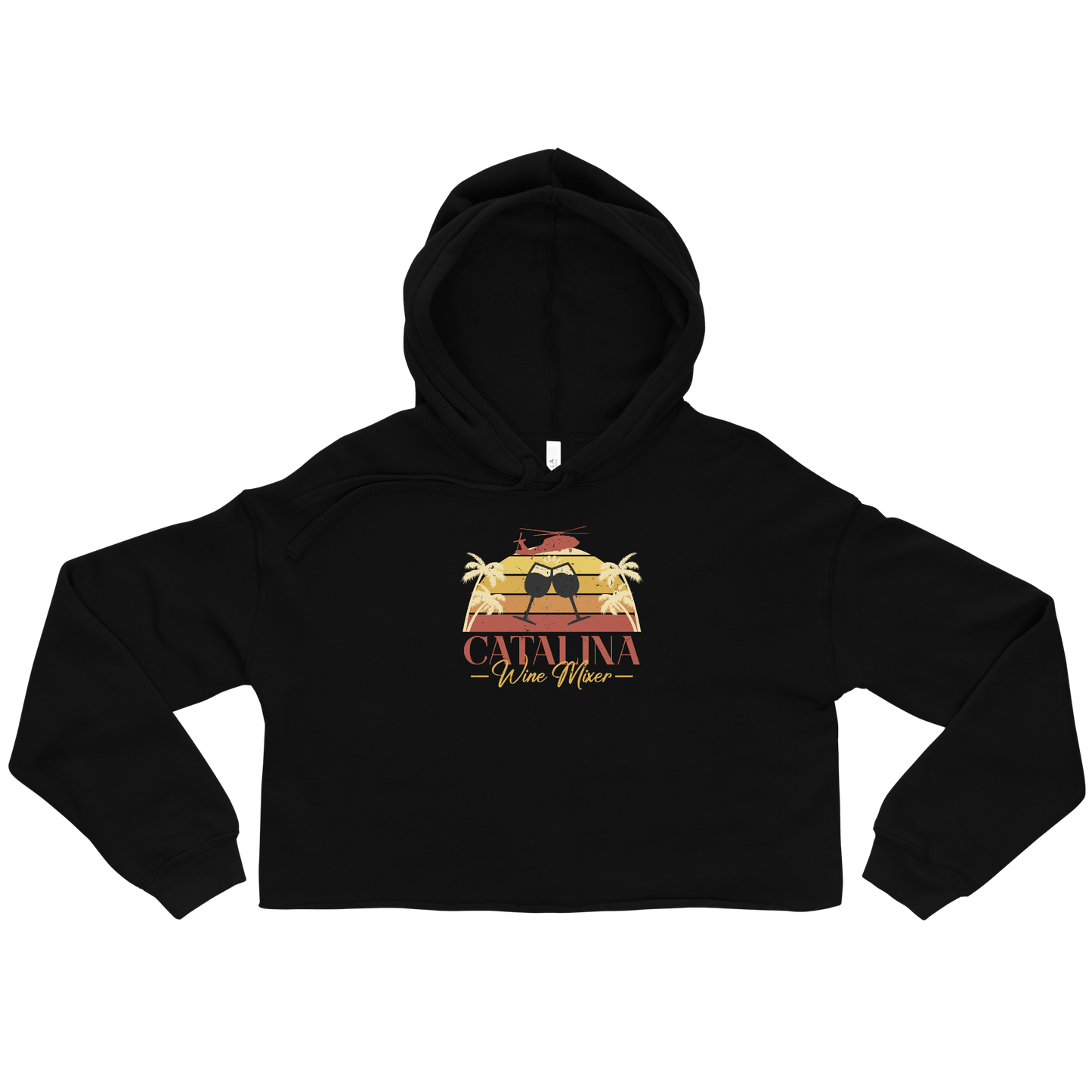 Catalina Wine Mixer Crop Hoodie