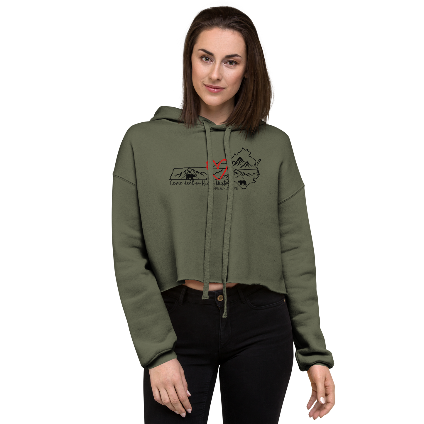 Appalachia Strong | Hurricane Helene Relief Crop Hoodie