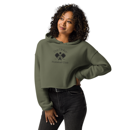 Day Dinker Pickleball Club Crop Hoodie