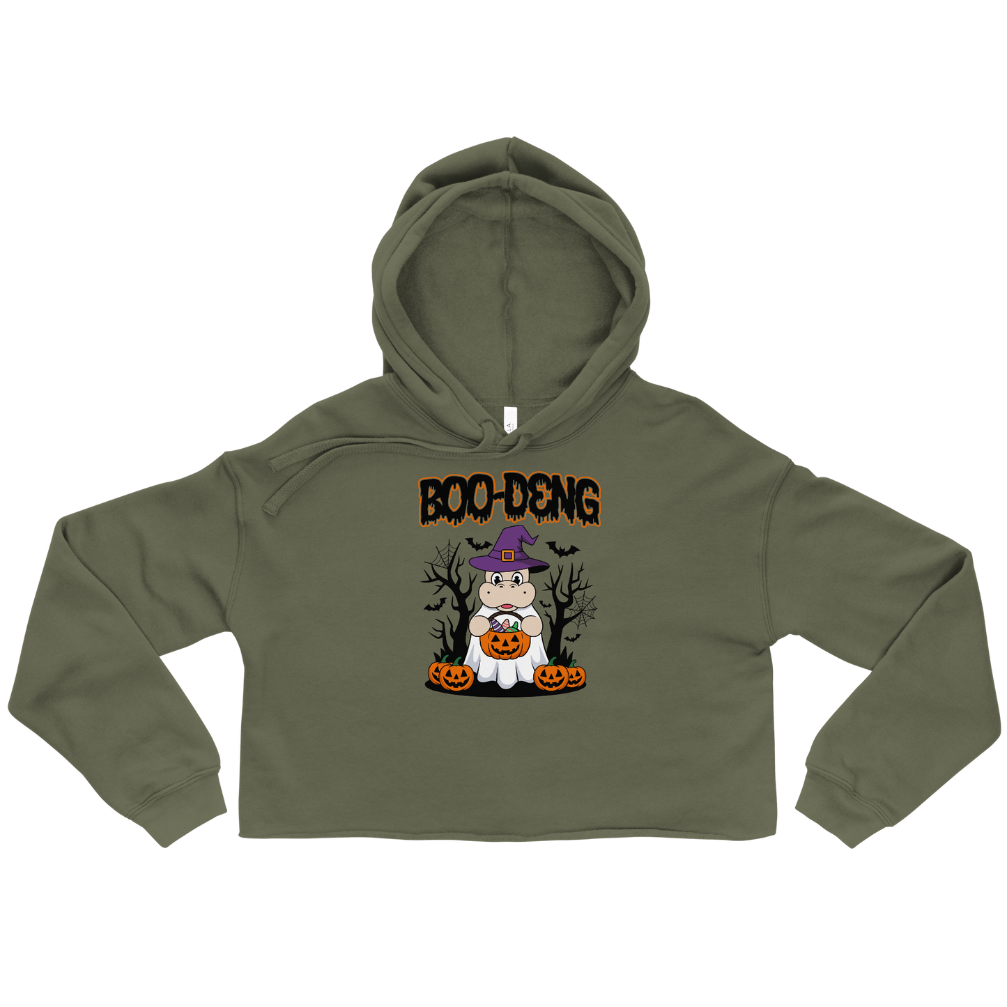 Boo Deng (Moo Deng) Crop Hoodie