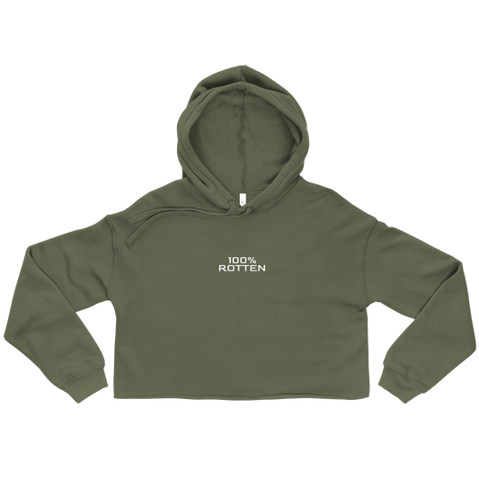 100% Rotten Crop Hoodie