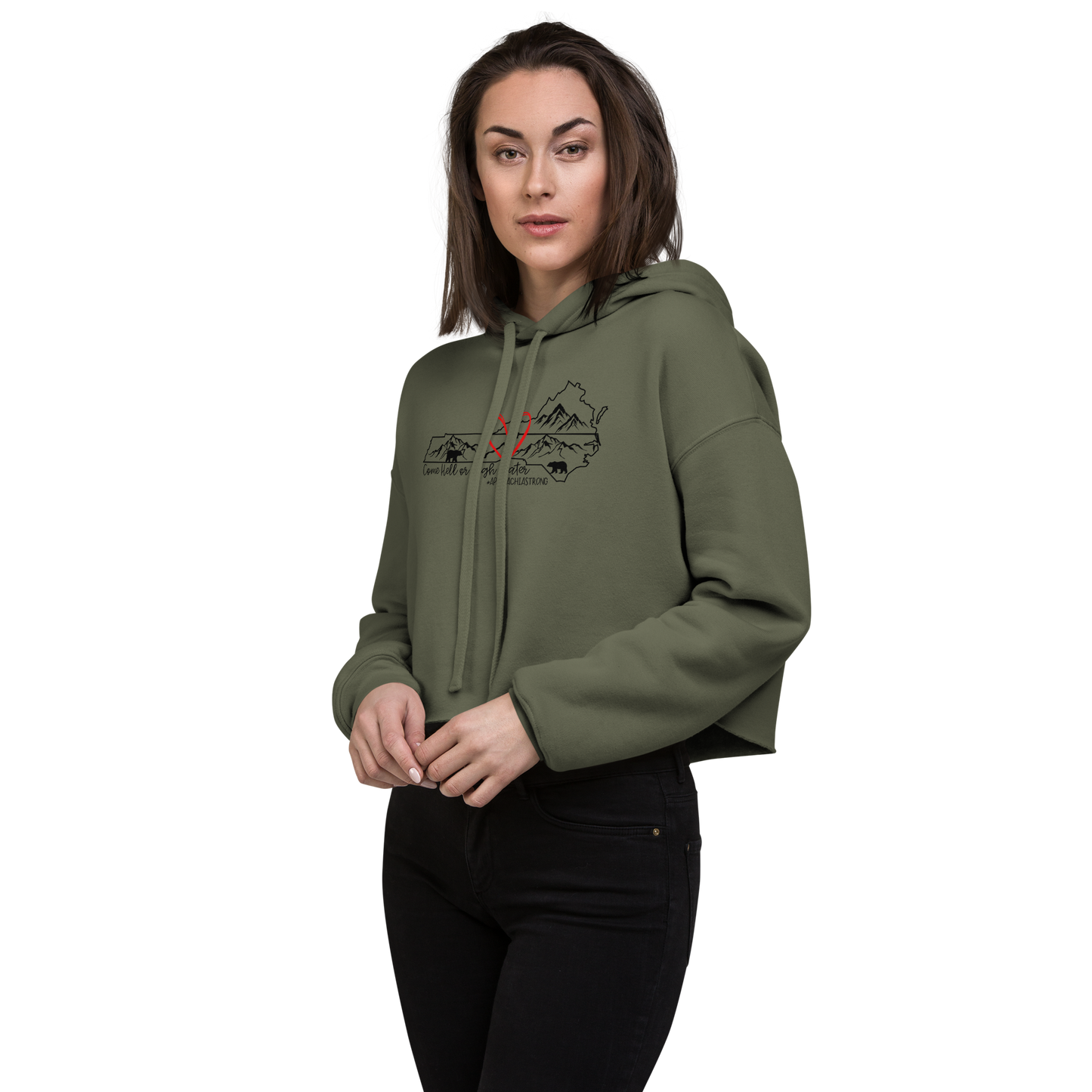 Appalachia Strong | Hurricane Helene Relief Crop Hoodie