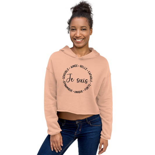 Je Suis... Crop Hoodie