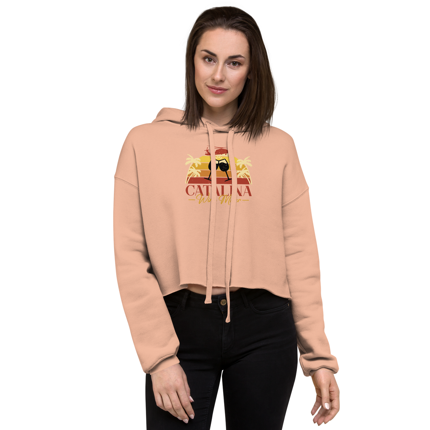 Catalina Wine Mixer Crop Hoodie