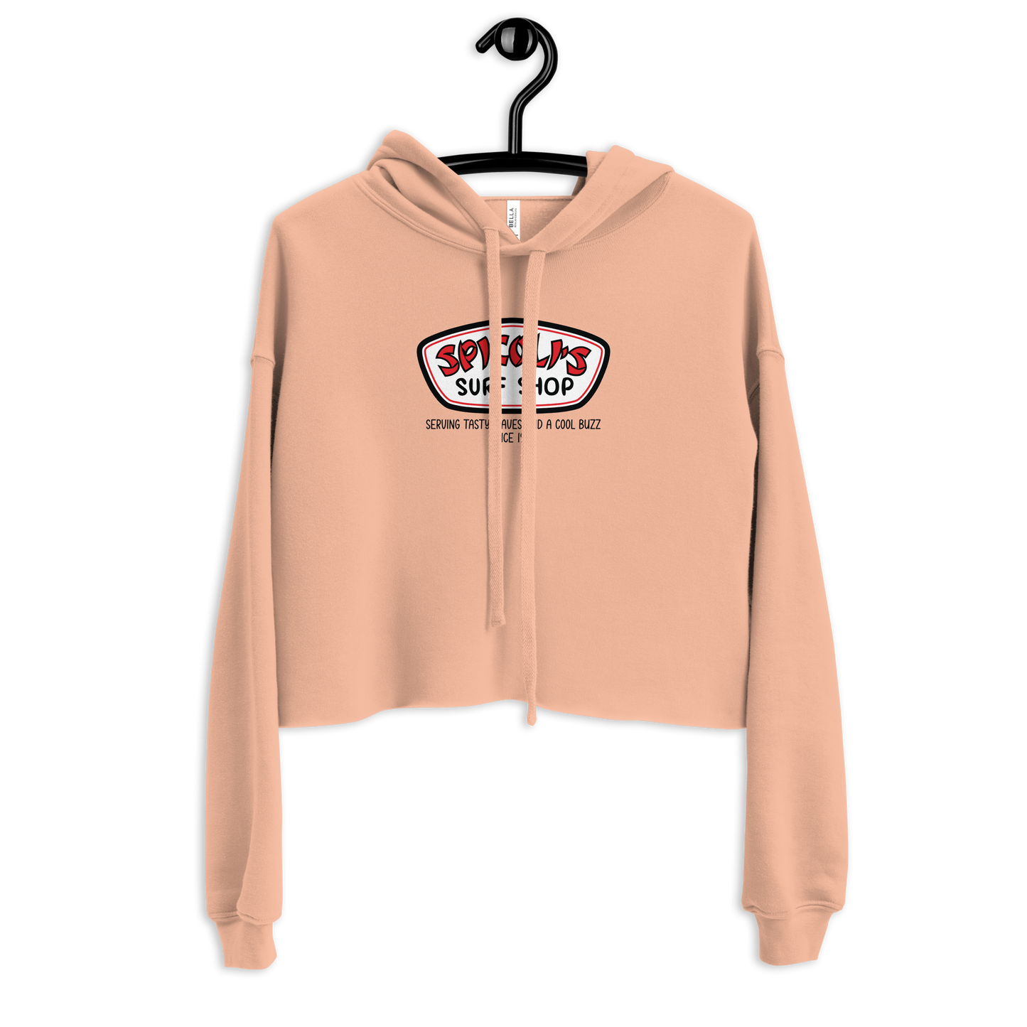 Spicoli's Surf Shop Crop Hoodie