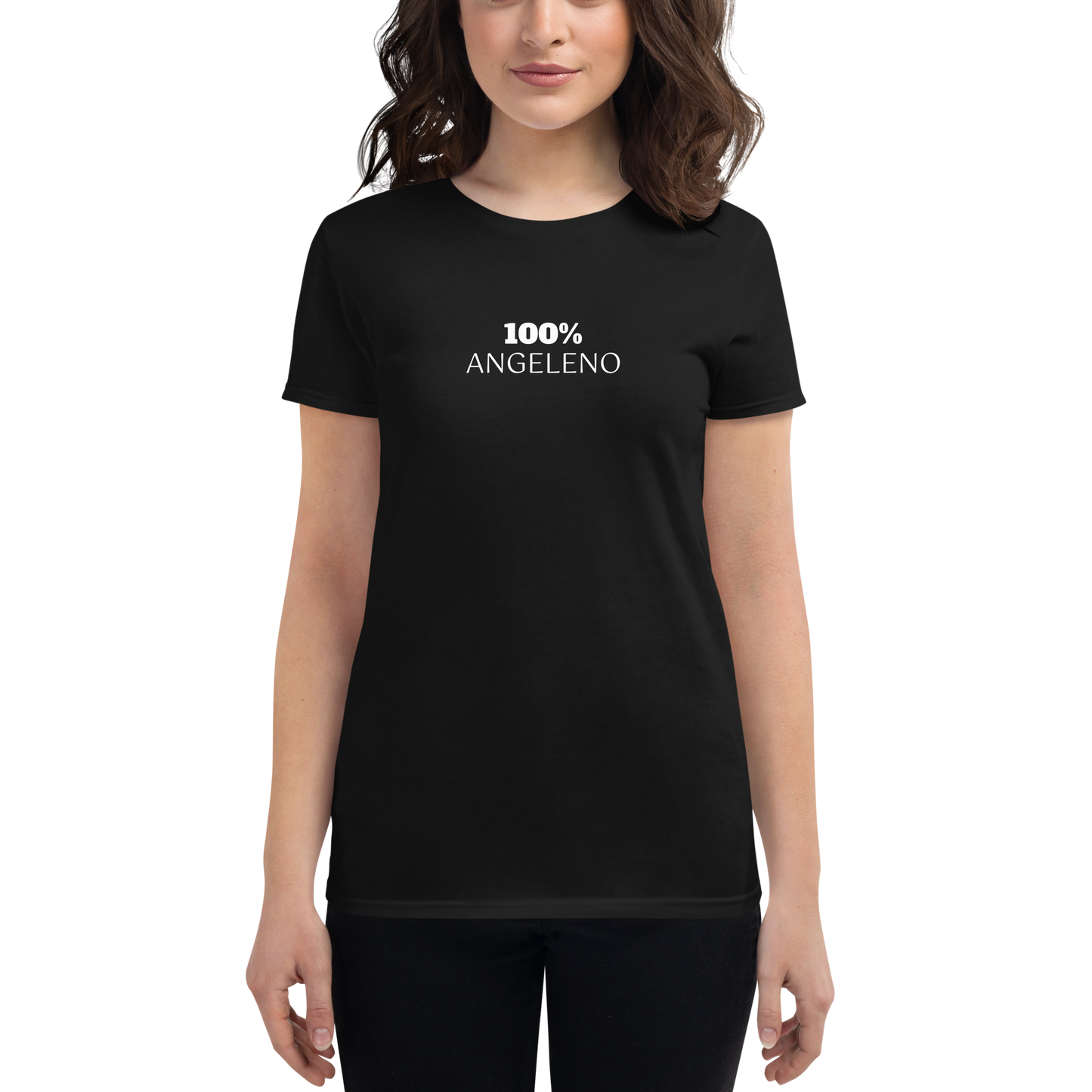 100% ANGELENO Women's Fitted Tee