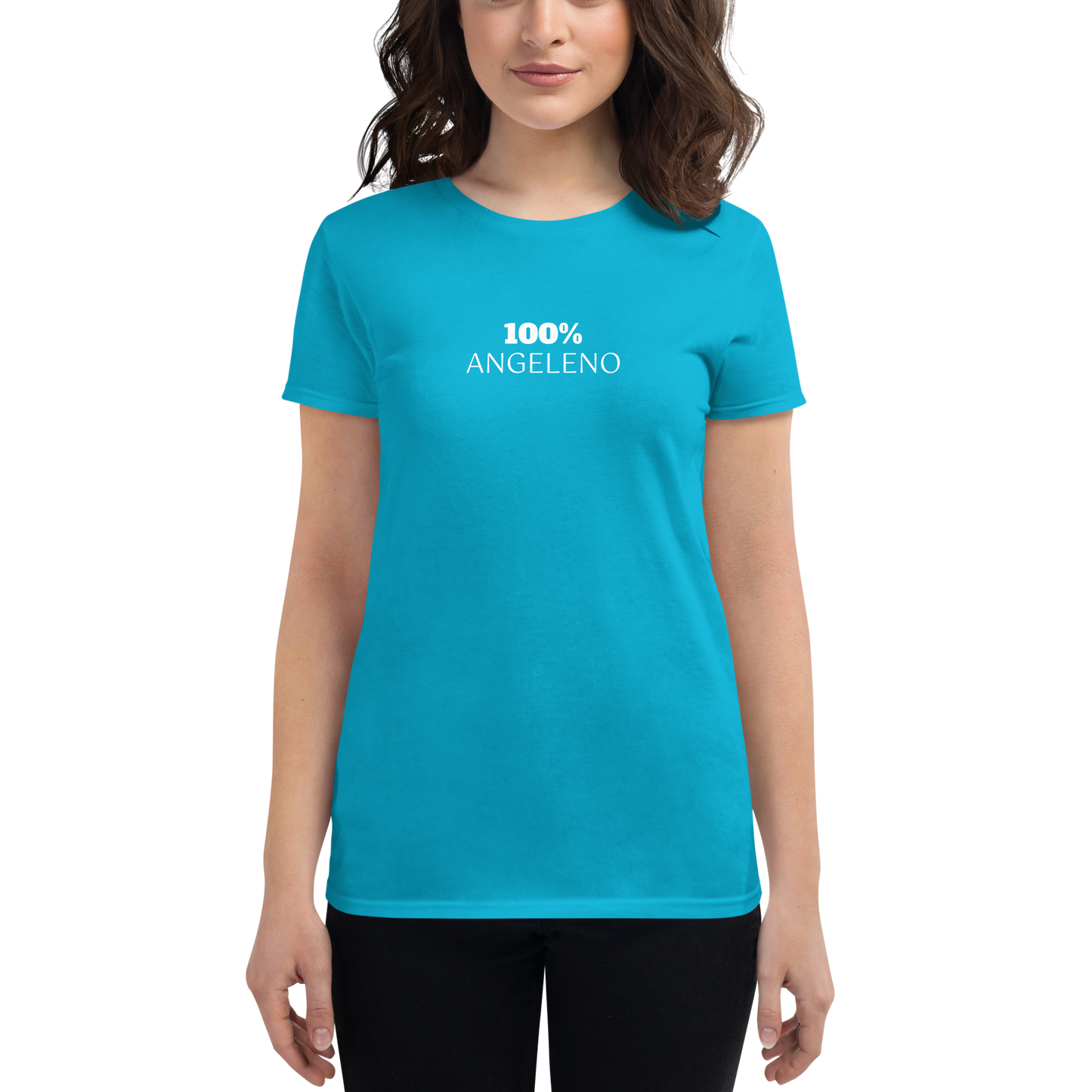 100% ANGELENO Women's Fitted Tee