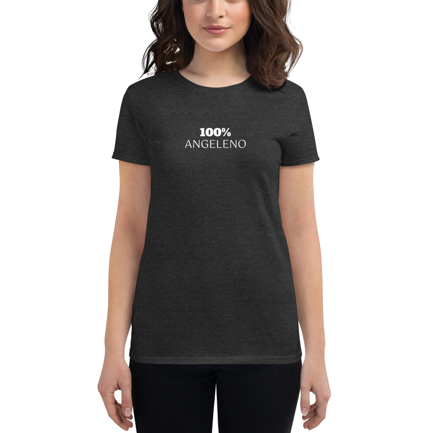 100% ANGELENO Women's Fitted Tee