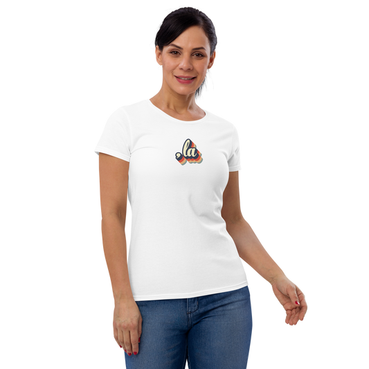 , la (Kamala) Retro Logo Women's Short Sleeve Tee