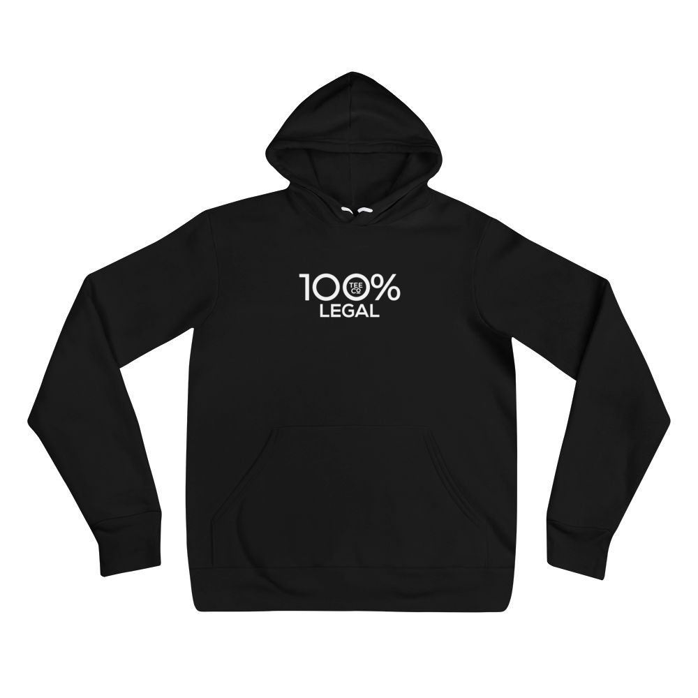 100% LEGAL Unisex Hoodie - 100 Percent Tee Company