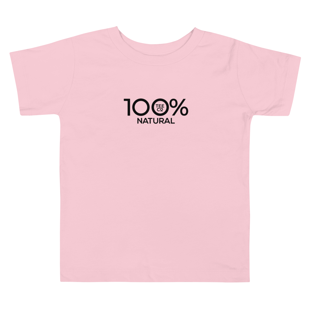 100% NATURAL Toddler Short Sleeve Tee - 100 Percent Tee Company