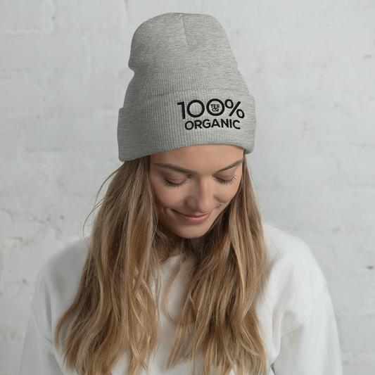 100% ORGANIC Cuffed Beanie - 100 Percent Tee Company