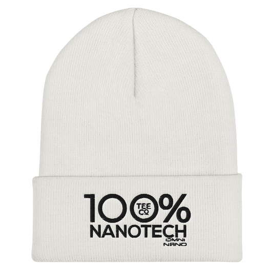 100% NANOTECH Cuffed Beanie to benefit Omni Nano - 100 Percent Tee Company