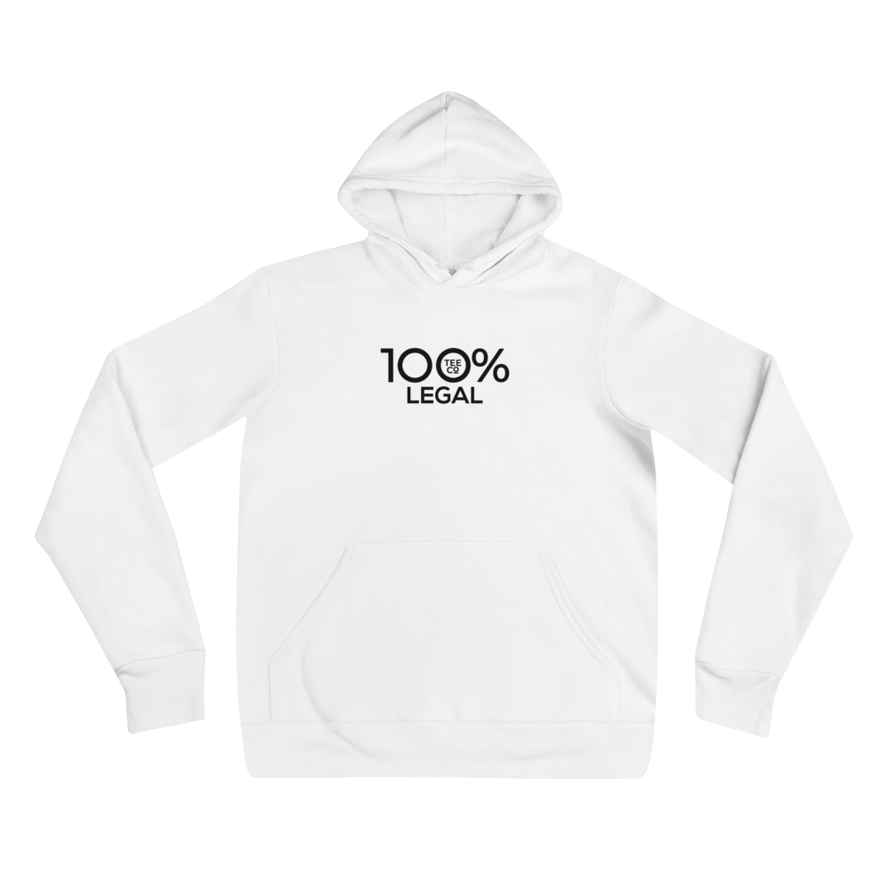 100% LEGAL Unisex Hoodie - 100 Percent Tee Company