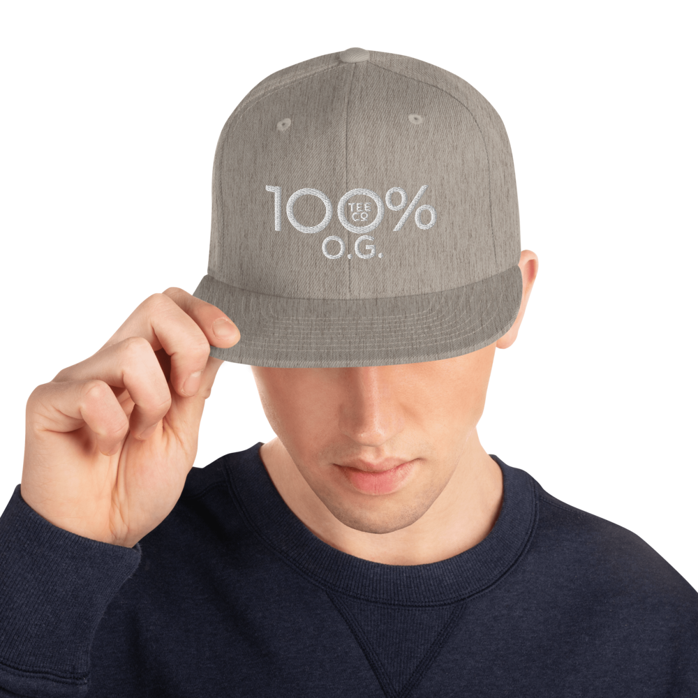 100% O.G. Snapback Hat - 100 Percent Tee Company