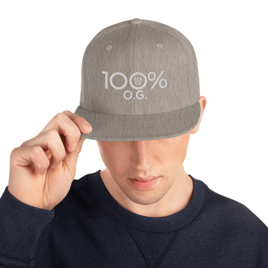 100% O.G. Snapback Hat - 100 Percent Tee Company