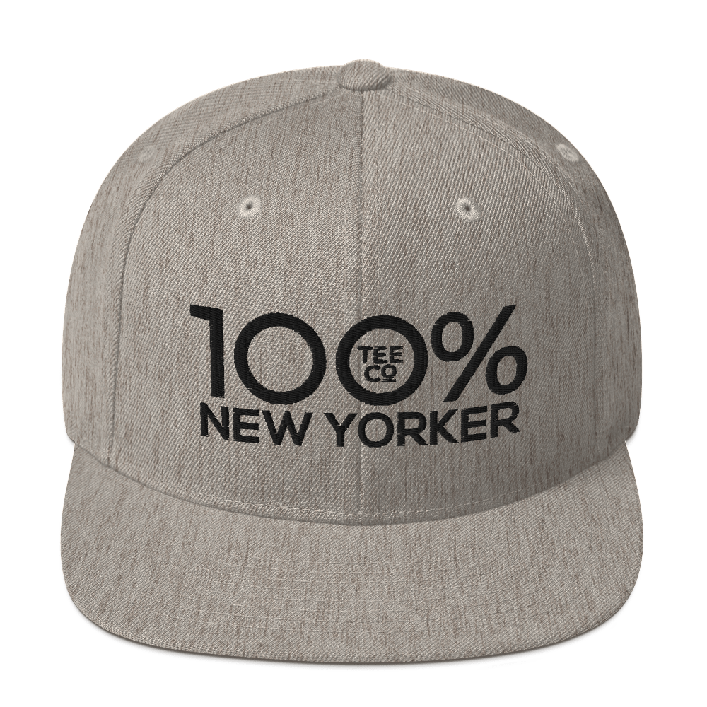 100% NEW YORKER Snapback Hat - 100 Percent Tee Company