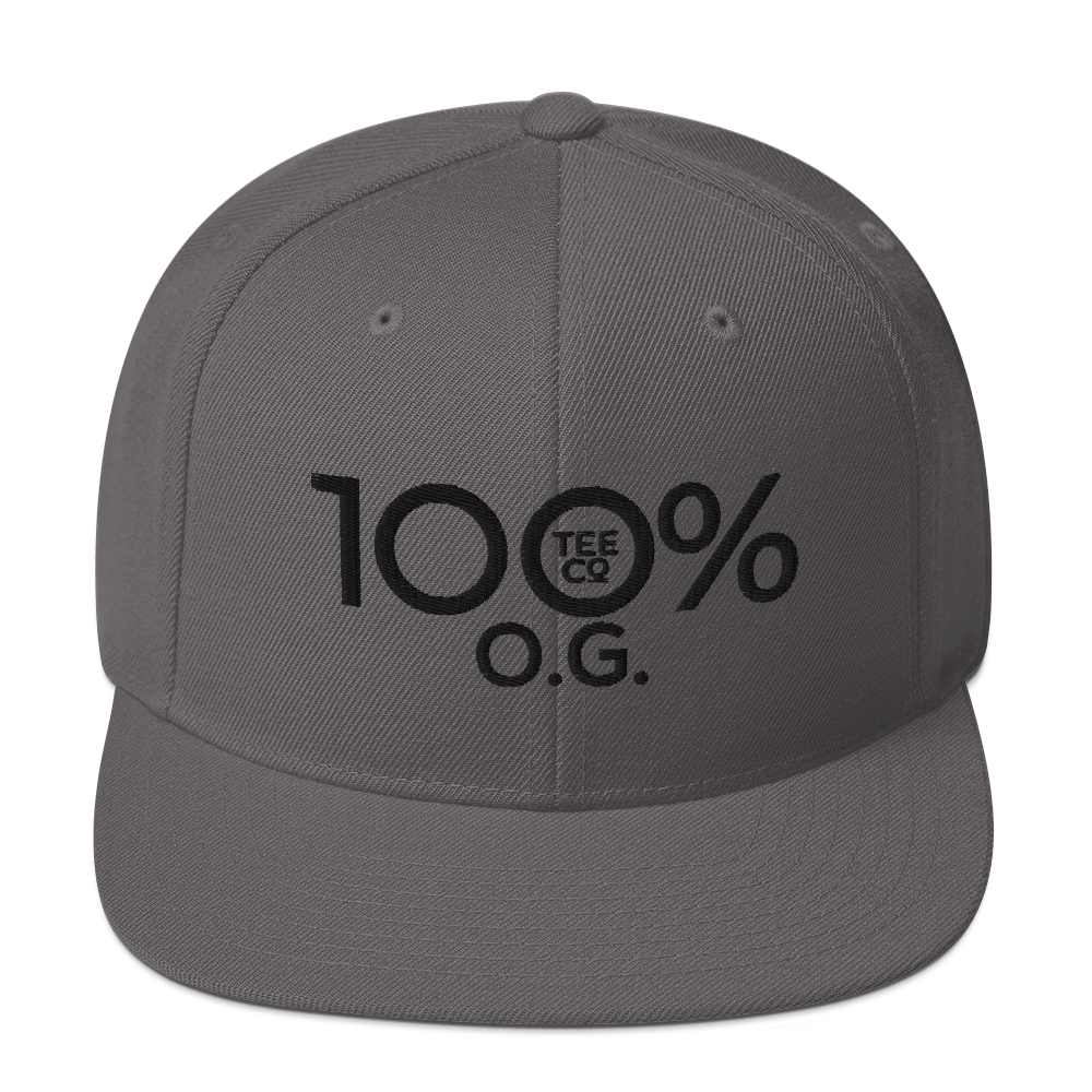 100% O.G. Snapback Hat - 100 Percent Tee Company